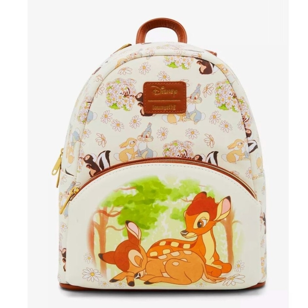 Disney Bambi Cream and Brown Mini Bag